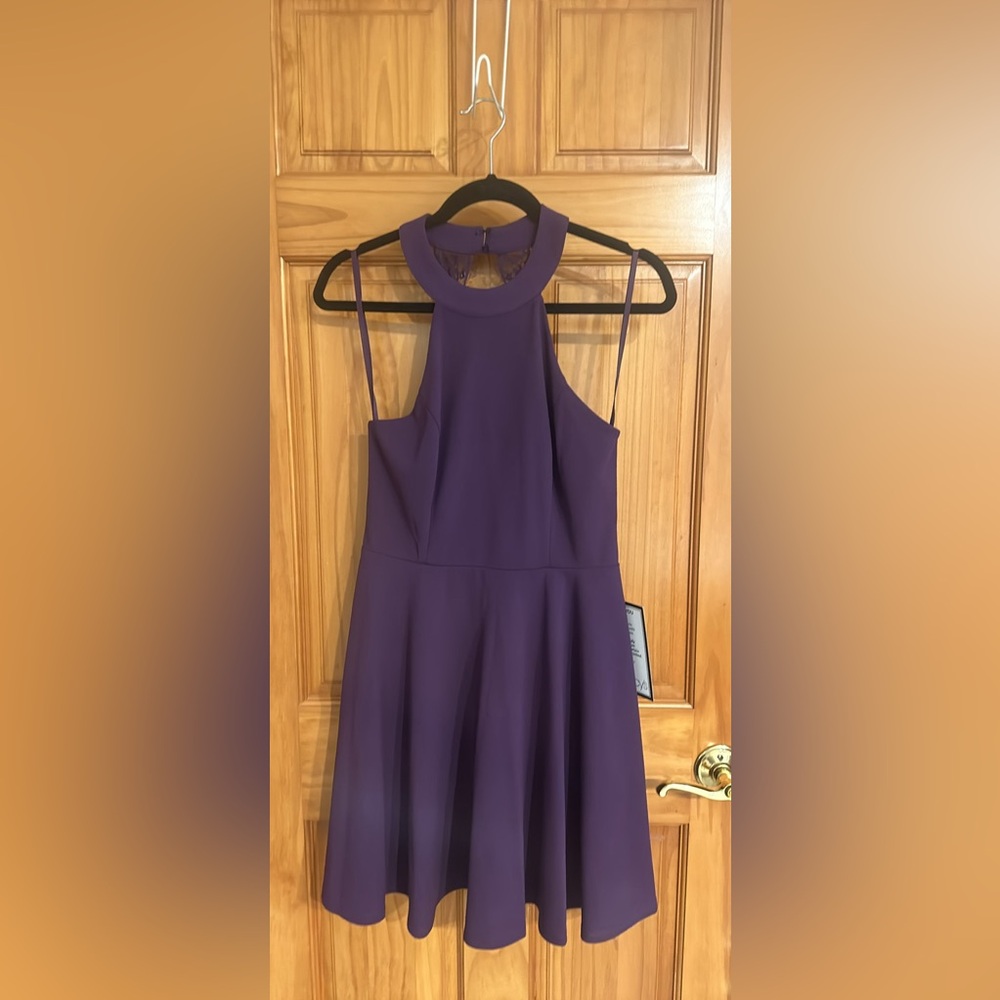 NWT eggplant party dress. Size 7